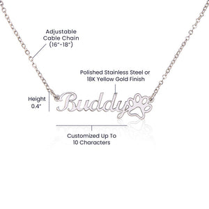 rainbow bridge dog necklace